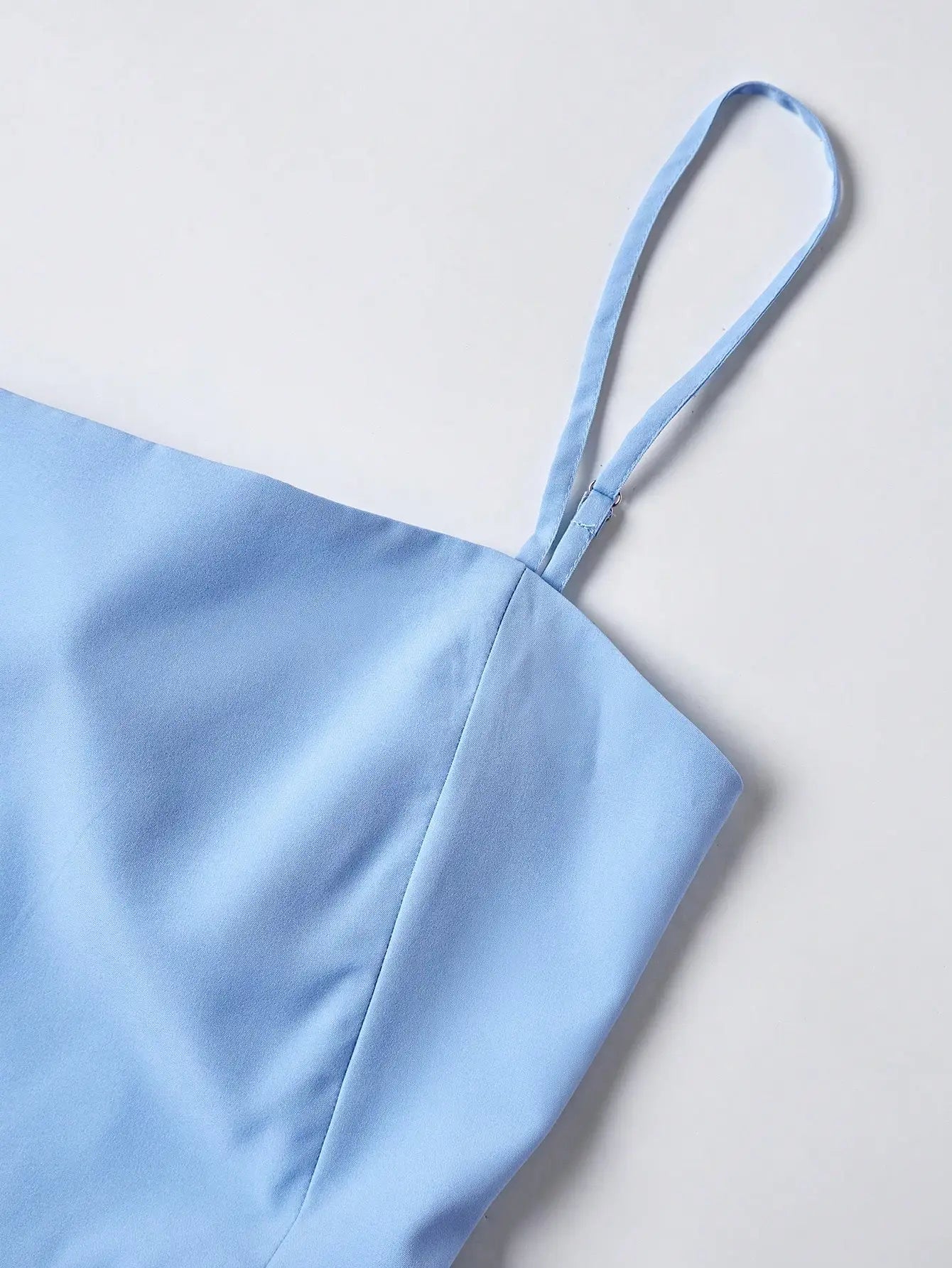 SDNGEDCN Backless Layered Mini Dress With Exquisitely Designed Straps SummertimeWear