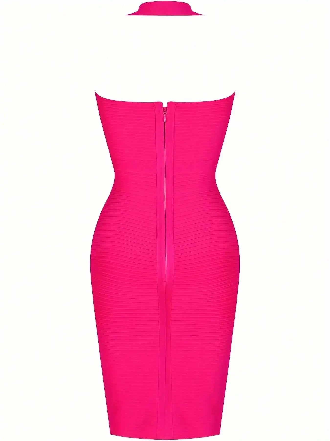 Ocstrade Bandage Dress Bodycon Evening Gown One Shoulder