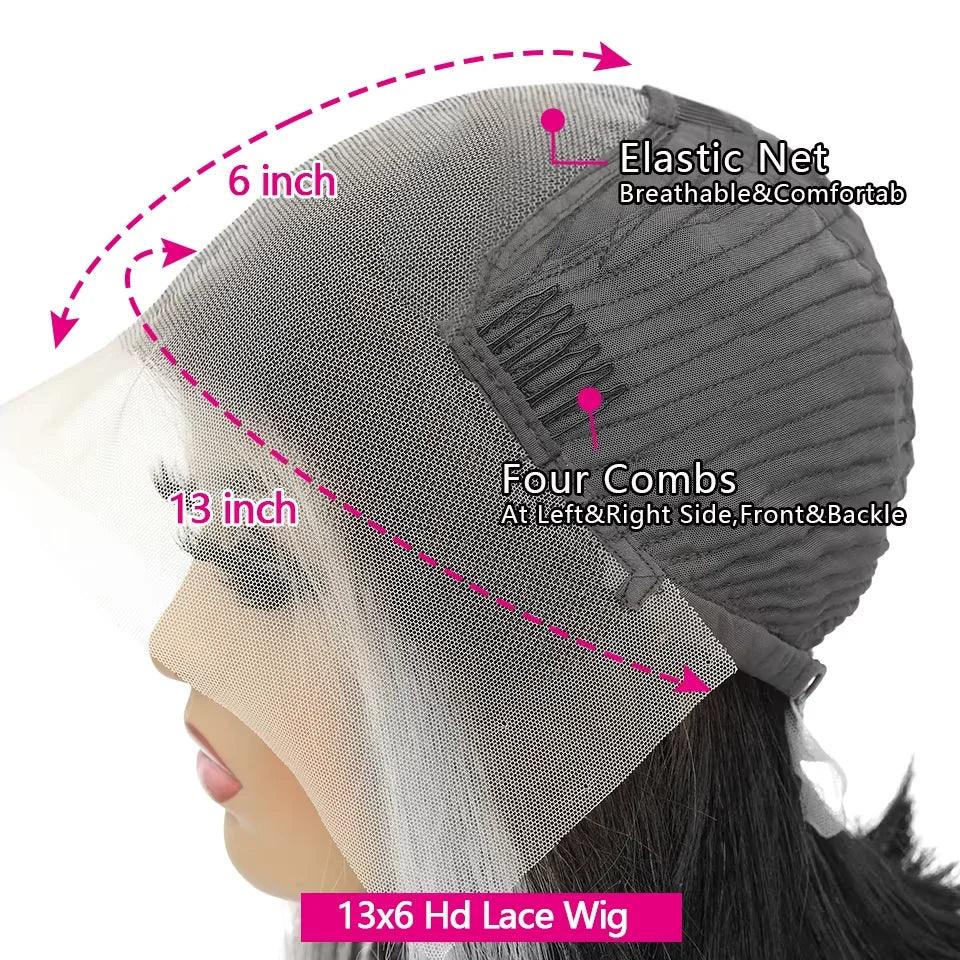 Baluiki Lace Front Wig HD Remy Human Hair Body Wave