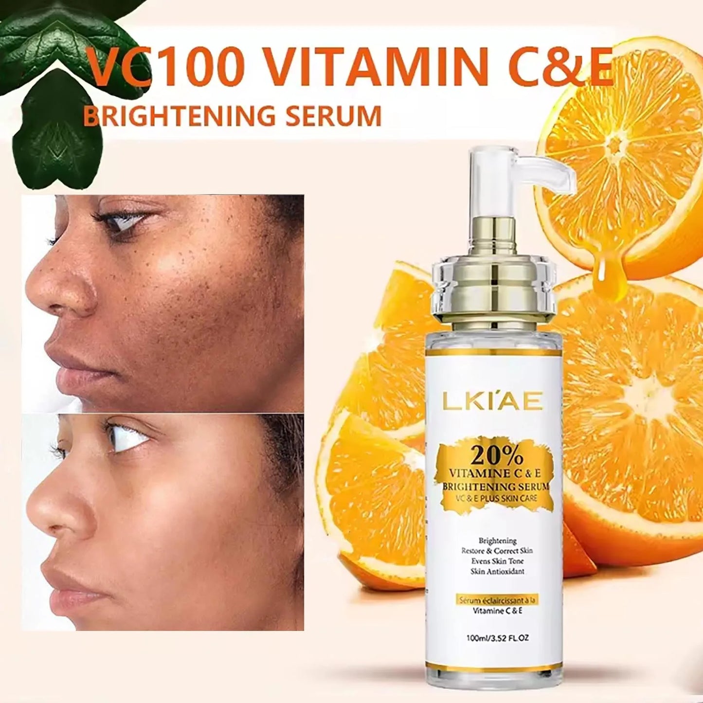 AILKE Vitamin C Skin Care Set Brightening Kit Serum