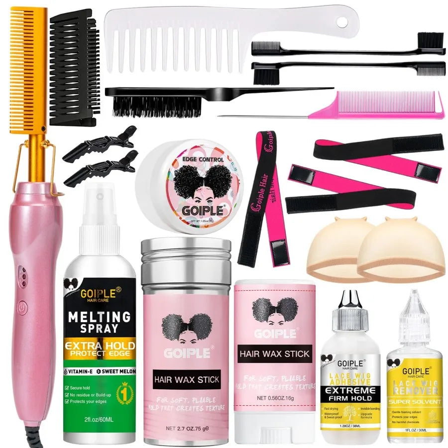 Commodity Electric Comb Hair Straightener 2in1 Curling Tool