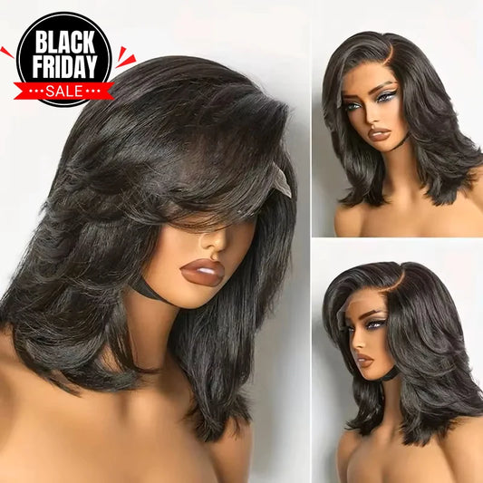 Kiss Queen Body Wave Lace Front Wig 100 Percent Human Hair