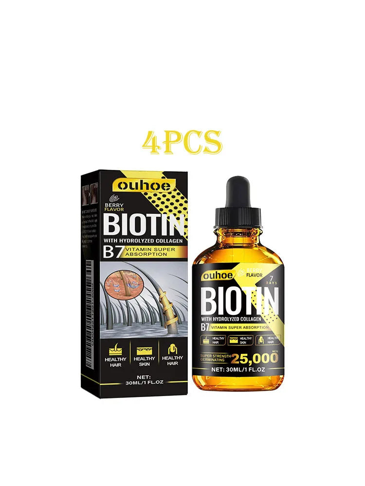 Ouhoe Collagen B7 Hair Growth Serum For Scalp Moisture Repair