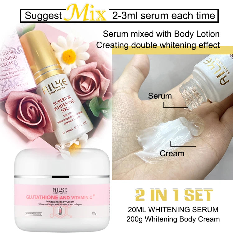 AILKE Whitening Moisturizing Korean Facial And Body Lotion