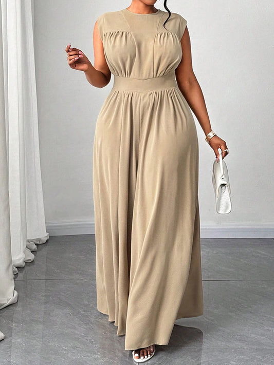 Craft of Weaving Women Floral Print Jumpsuit V-Neck Sleeveless