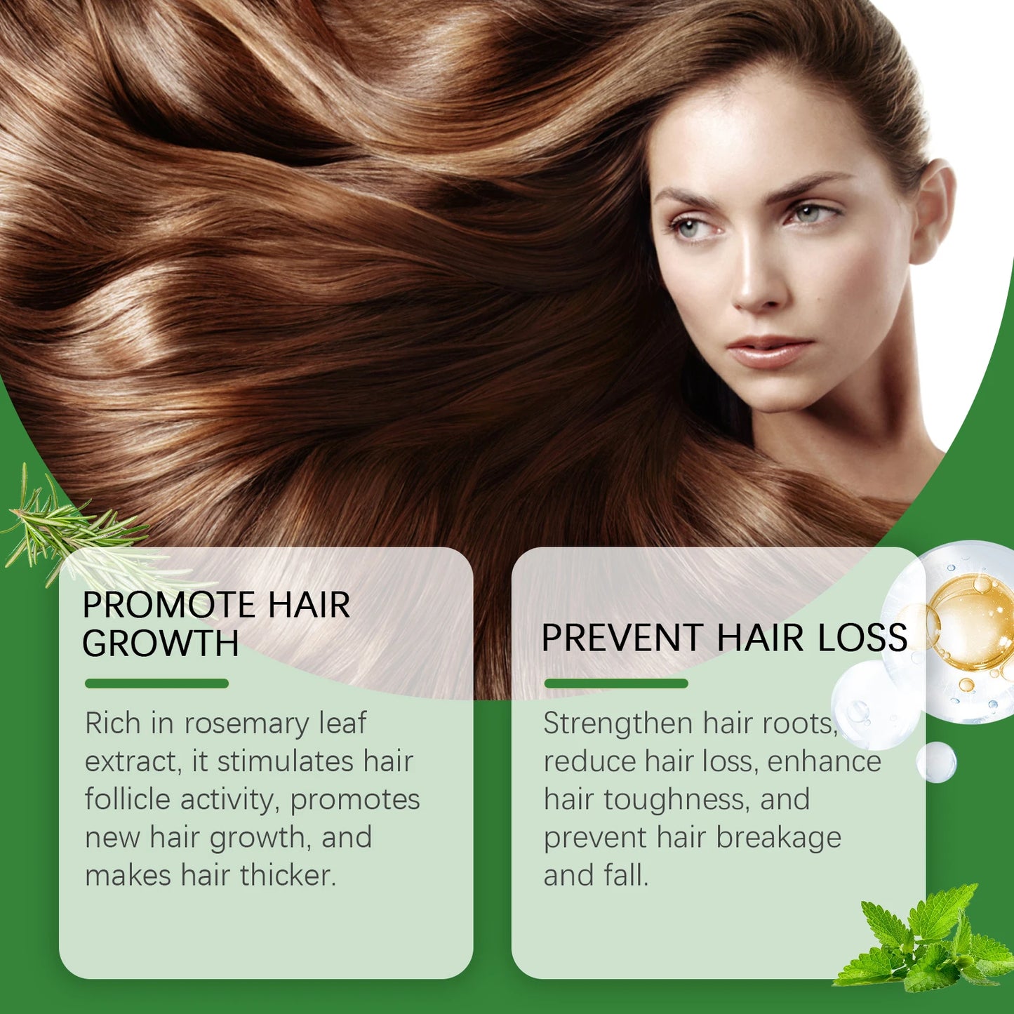 HOEGOA Rosemary Rice Water Hair Growth Spray For Scalp Hydration