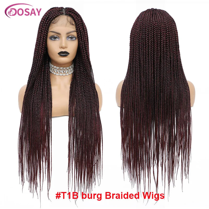 DosayCap Full Lace Knotless Cornrow Wig With Baby Hair