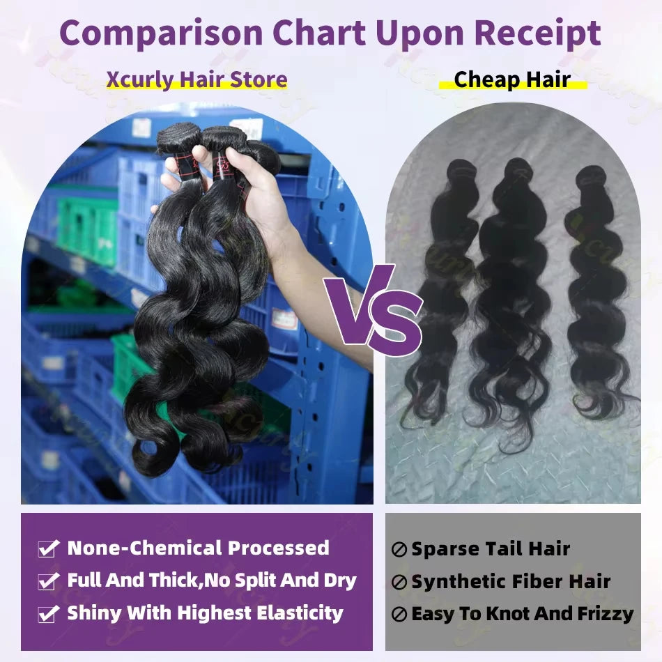 Le Mythe Body Wave Brazilian Virgin Hair Bundles Wig