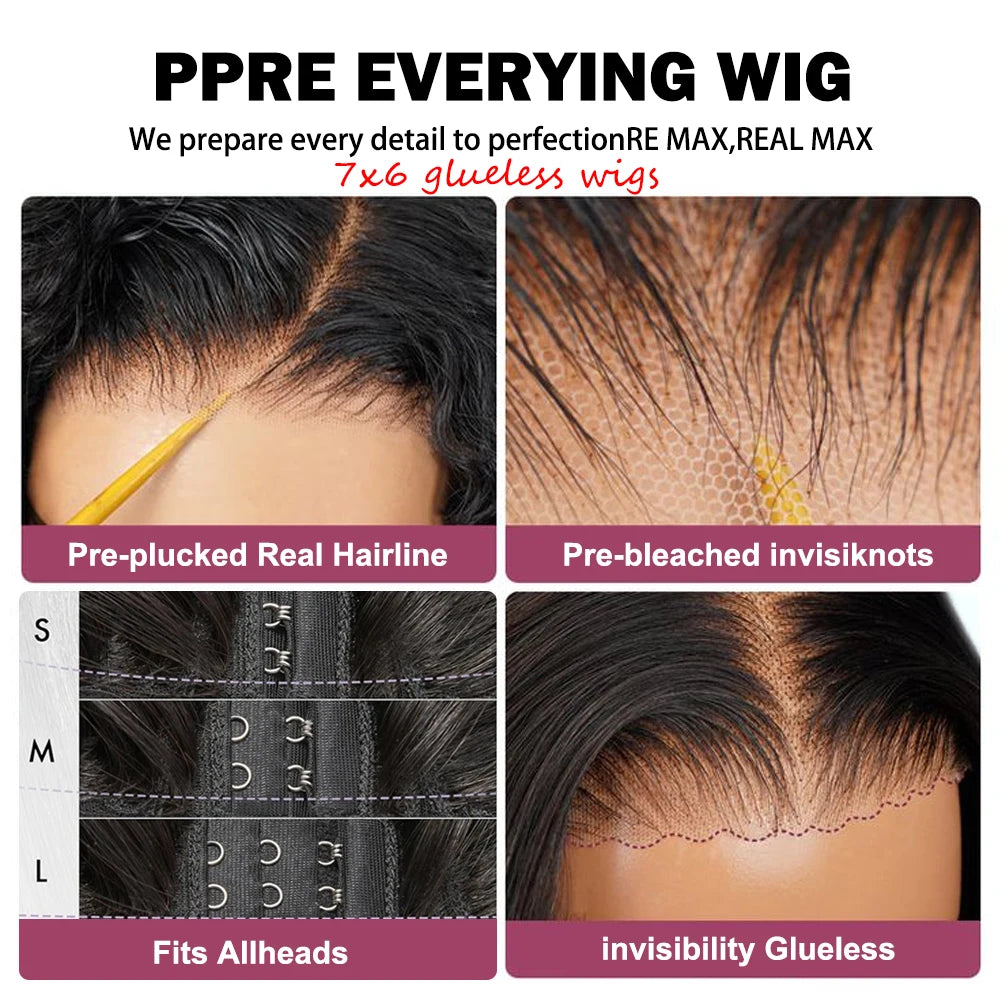 Rovess Brazilian Lace Front Wig Glueless Body Wave Luxe