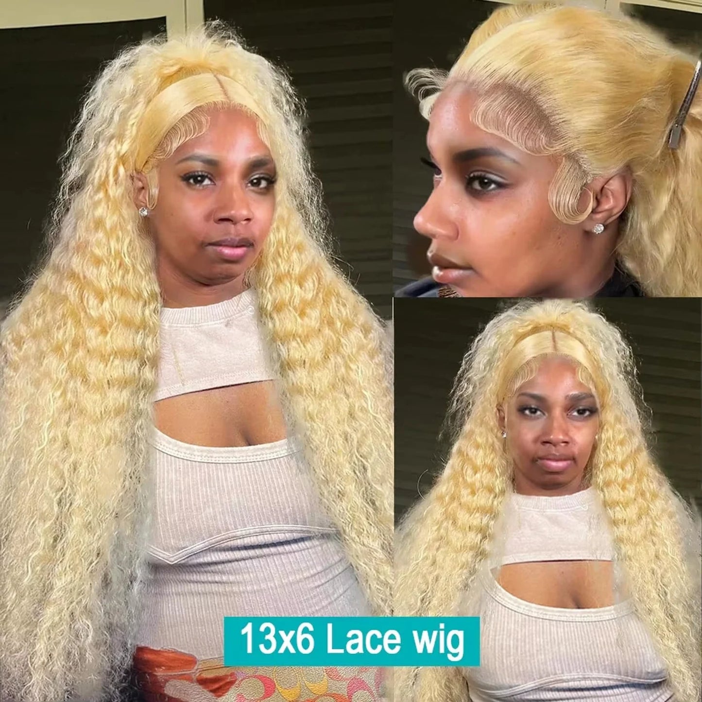 WeWave Lace Front Wig Deep Wave Brazilian Remy Hair