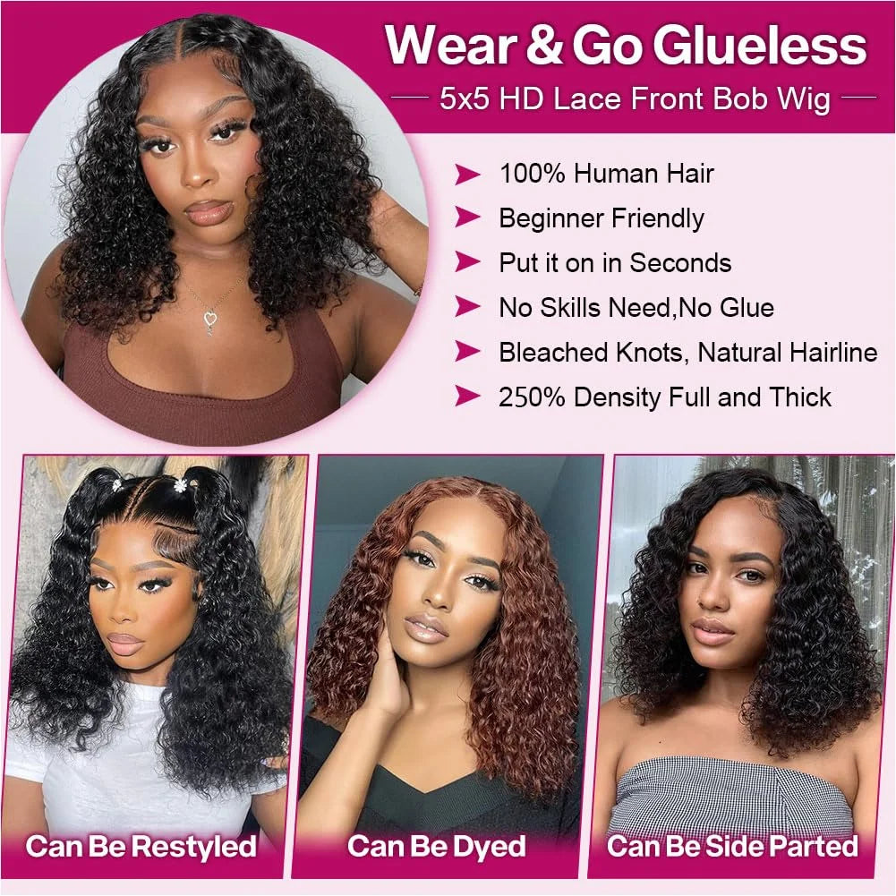 Smilegirl Remy Brazilian Lace Front Wig HD Frontal Glueless
