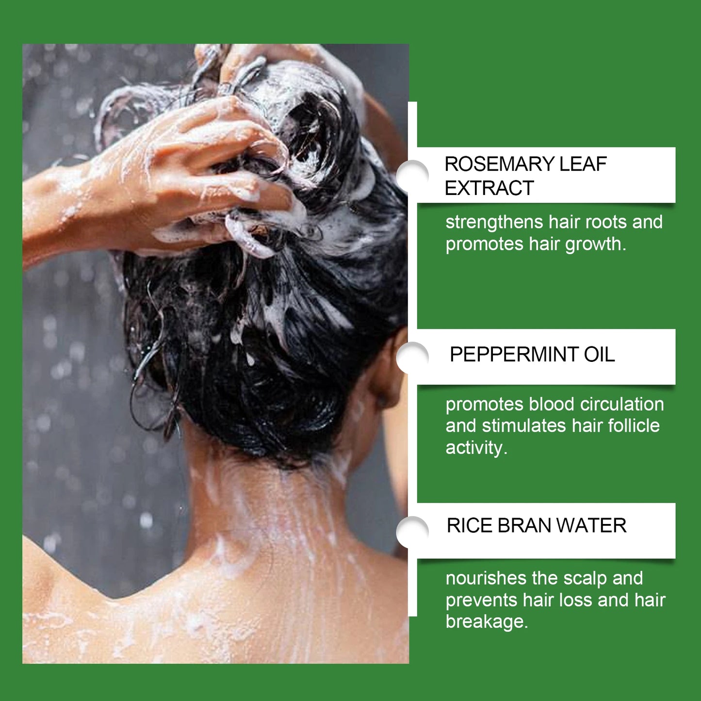 HOEGOA Rosemary Rice Water Hair Growth Spray For Scalp Hydration