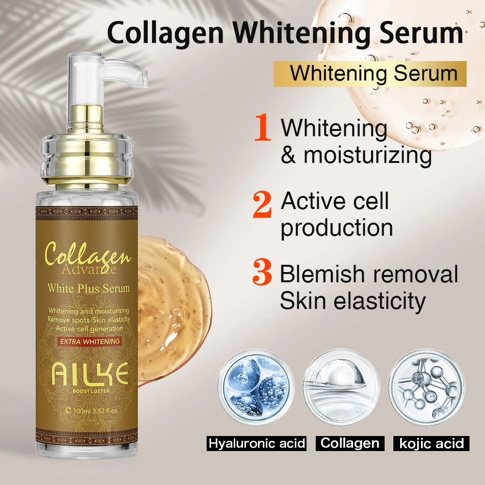 AILKE Collagen Skin Care Kit Whitening Even Skin Tone