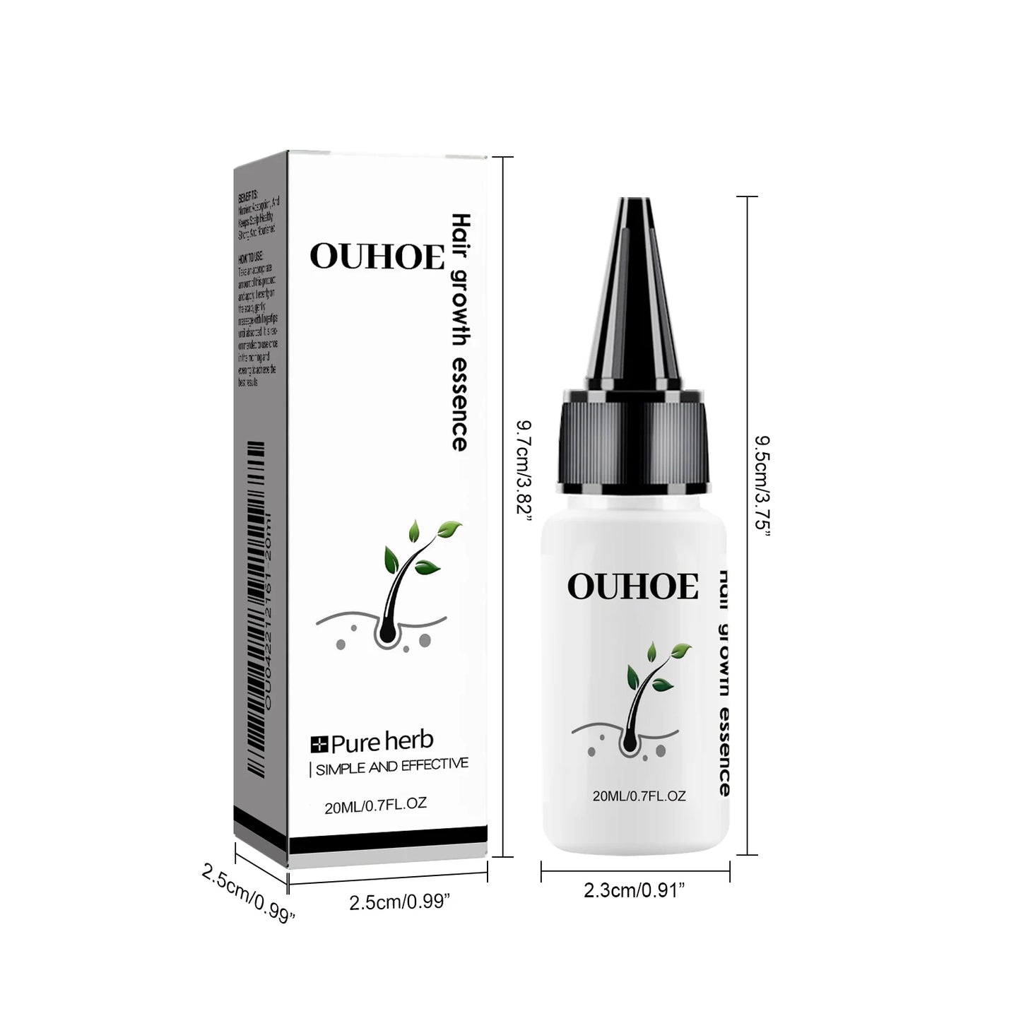 Ouhoe Herbal Dense Hair Growth Essence For Scalp Care