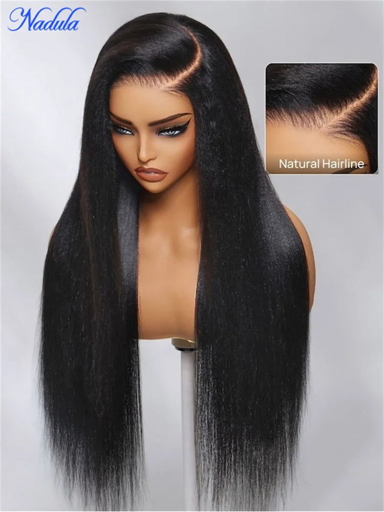 Nadula Yaki Straight Glueless Wig Human Hair Ready To Wear
