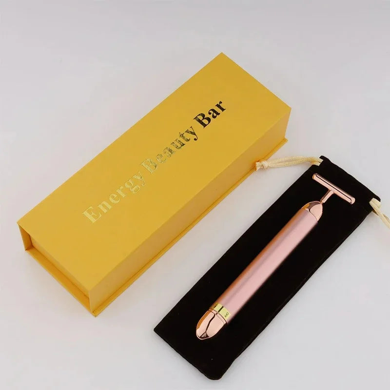 Ascott Carlo 24K Gold Beauty Roller Energy Facial Massager