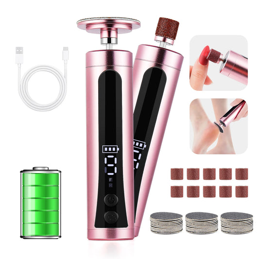 Obecilc Electric Foot File Cuticle Callus Remover Tool