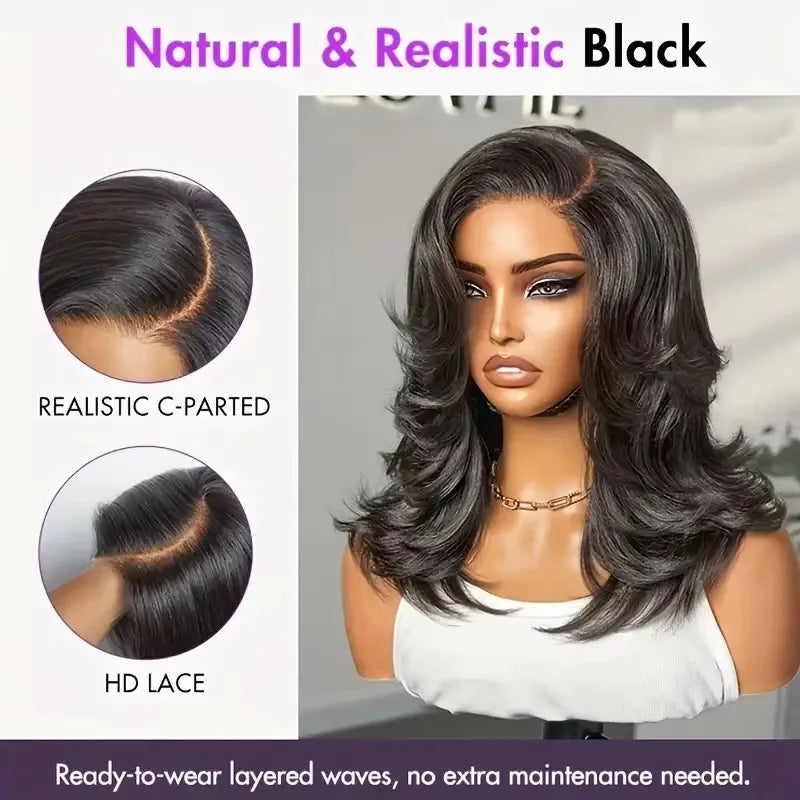 Kiss Queen Body Wave Lace Front Wig 100 Percent Human Hair