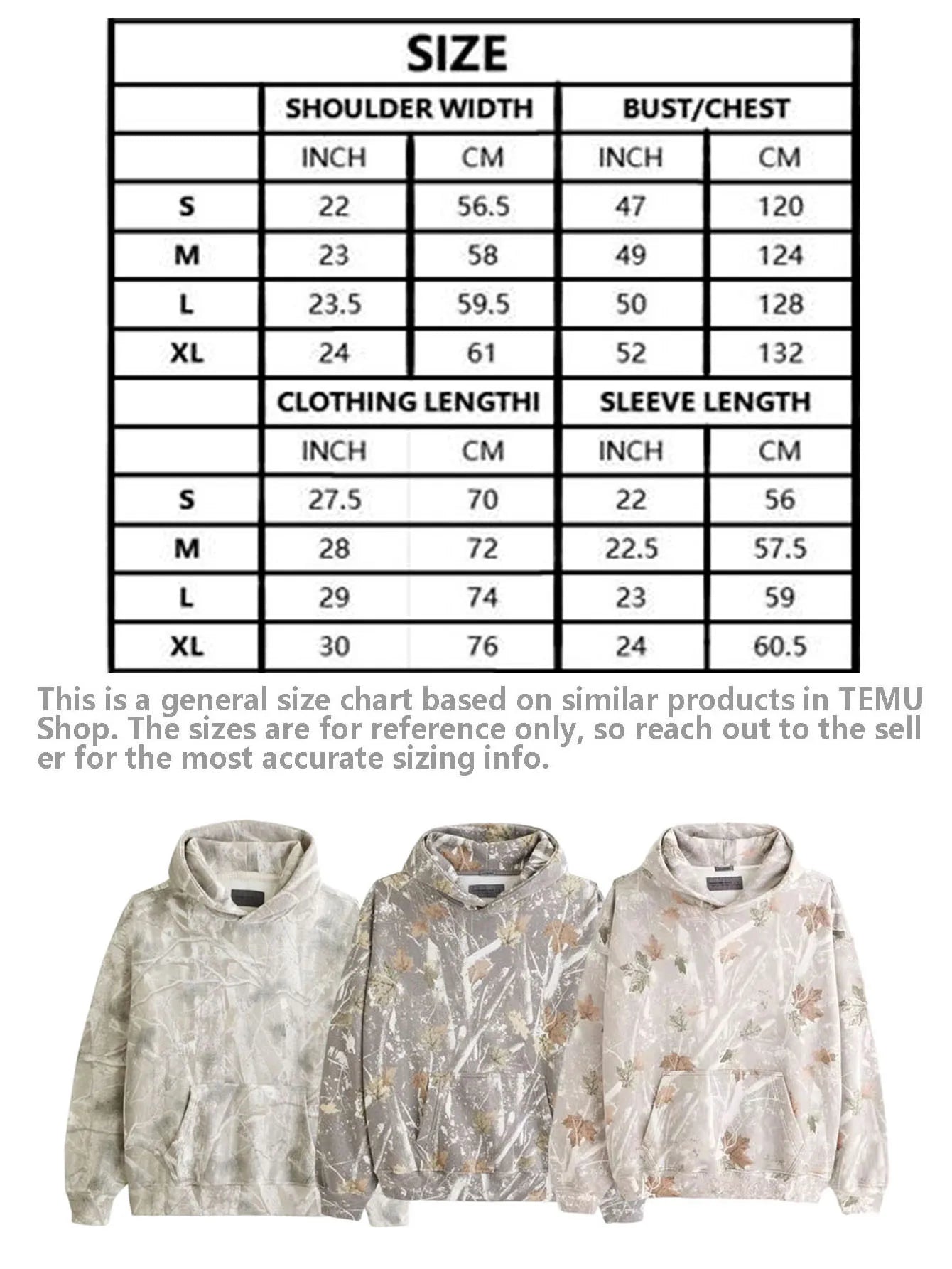 Fujian Camo Hoodie For Women Oversized Maple Leaf Graphic Sweatshirt