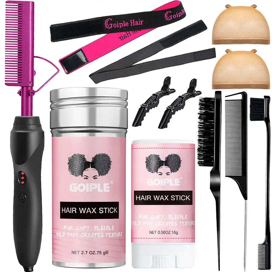 Commodity Electric Comb Hair Straightener 2in1 Curling Tool