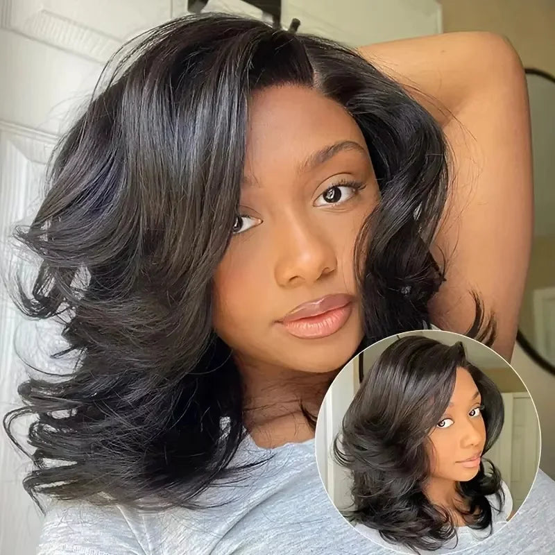 Kiss Queen Body Wave Lace Front Wig 100 Percent Human Hair