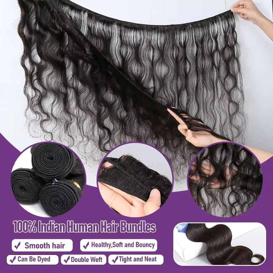 Le Mythe Body Wave Brazilian Virgin Hair Bundles Wig