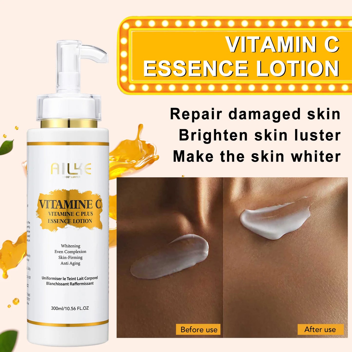 AILKE Vitamin C Skin Care Set Brightening Kit Serum