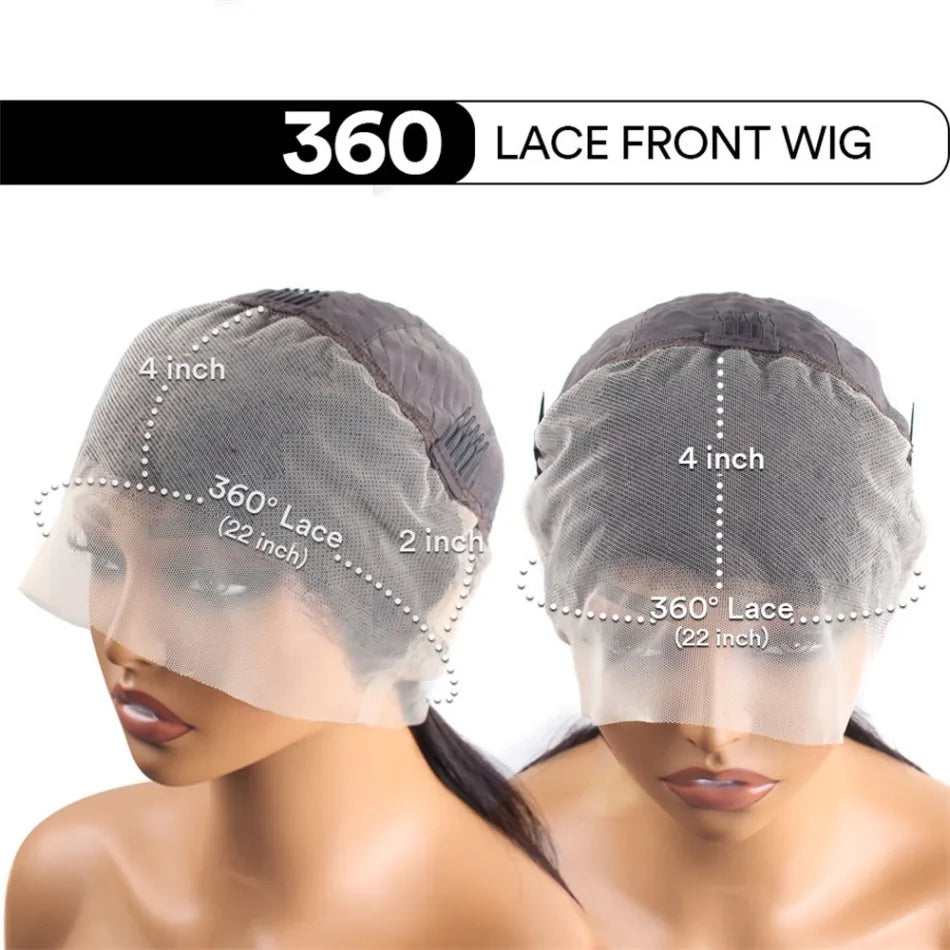 Smilegirl Lace Front Human Hair Wigs HD Transparent Lace