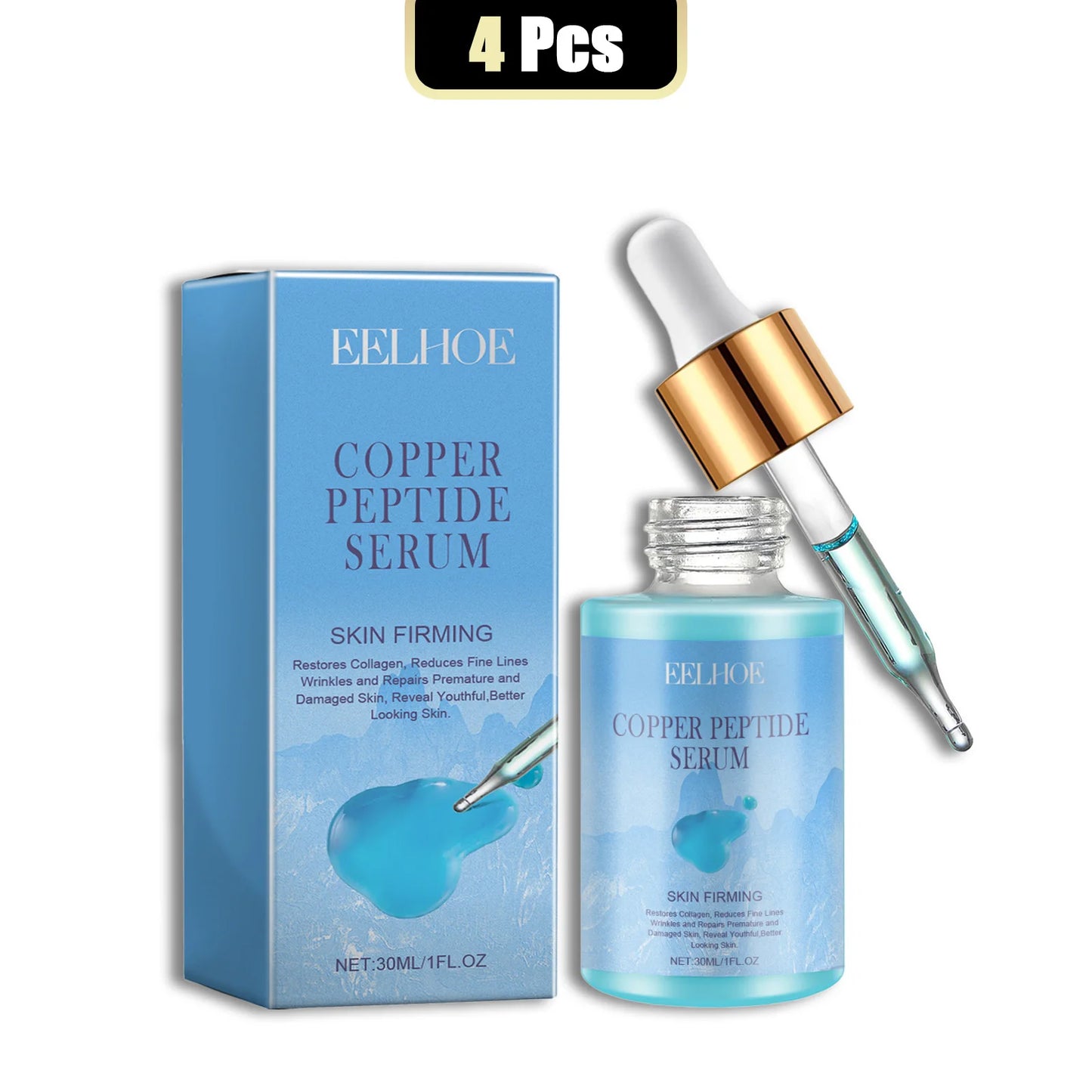 Eelhoe Copper Peptide Facial Serum Anti Aging Moisturizing