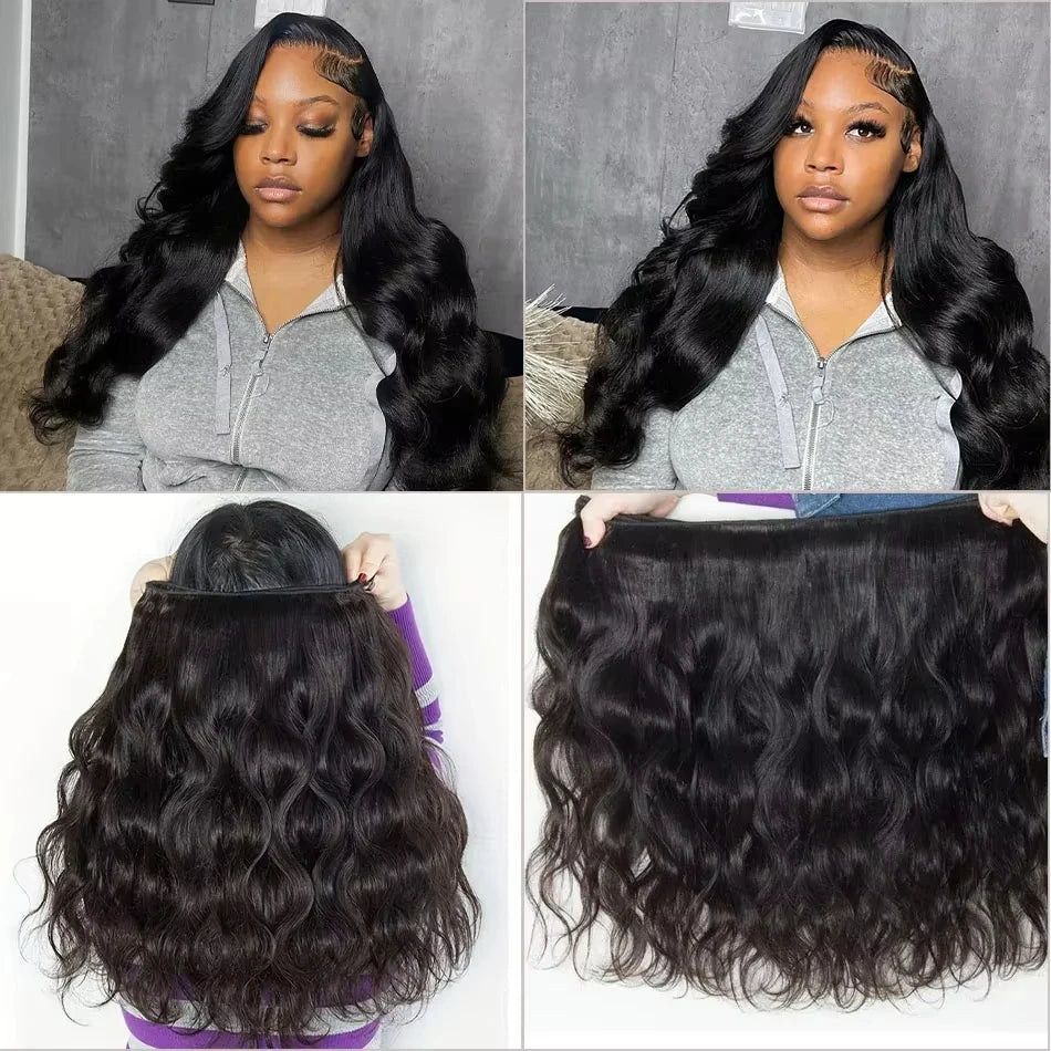 Le Mythe Body Wave Brazilian Virgin Hair Bundles Wig