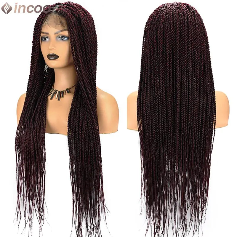 Dosay Twist Braided Wigs Box Braided Full Lace Frontal Wig