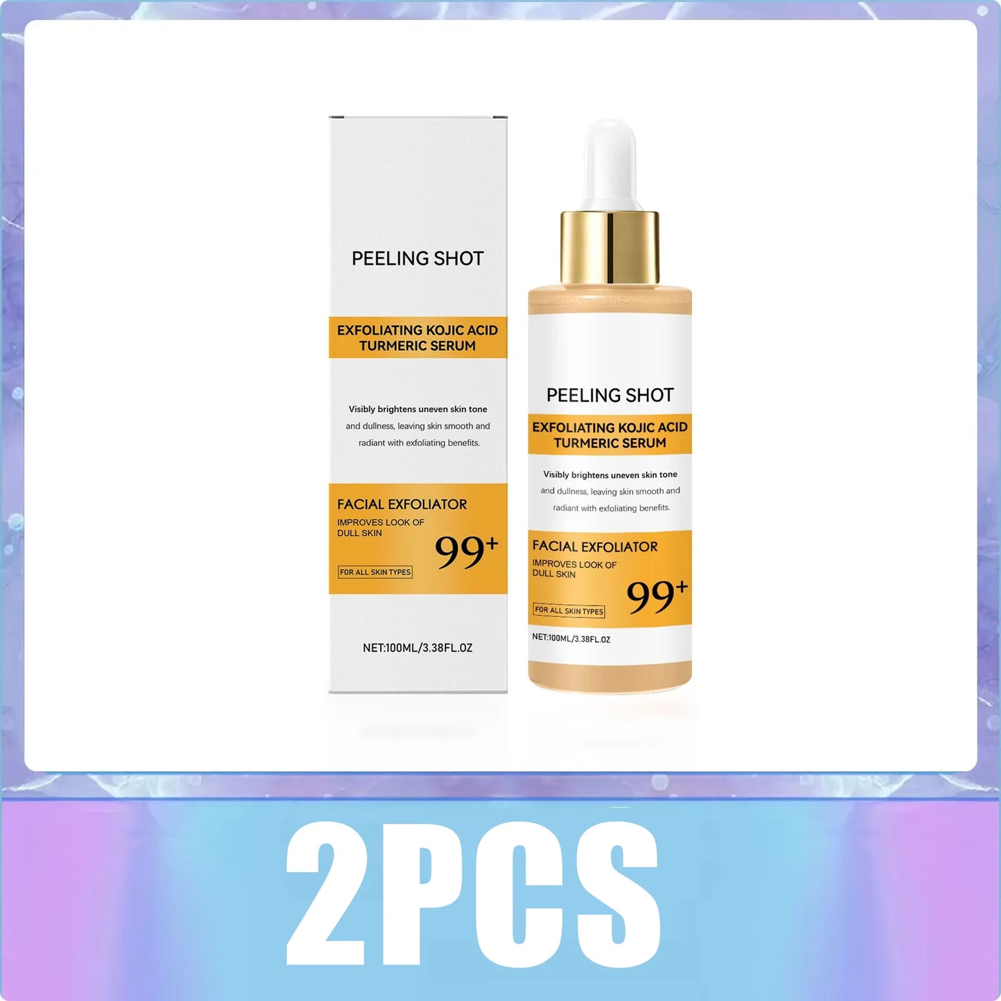 OUHOEC Kojic Acid Turmeric Serum Exfoliating Brightening Facial Care