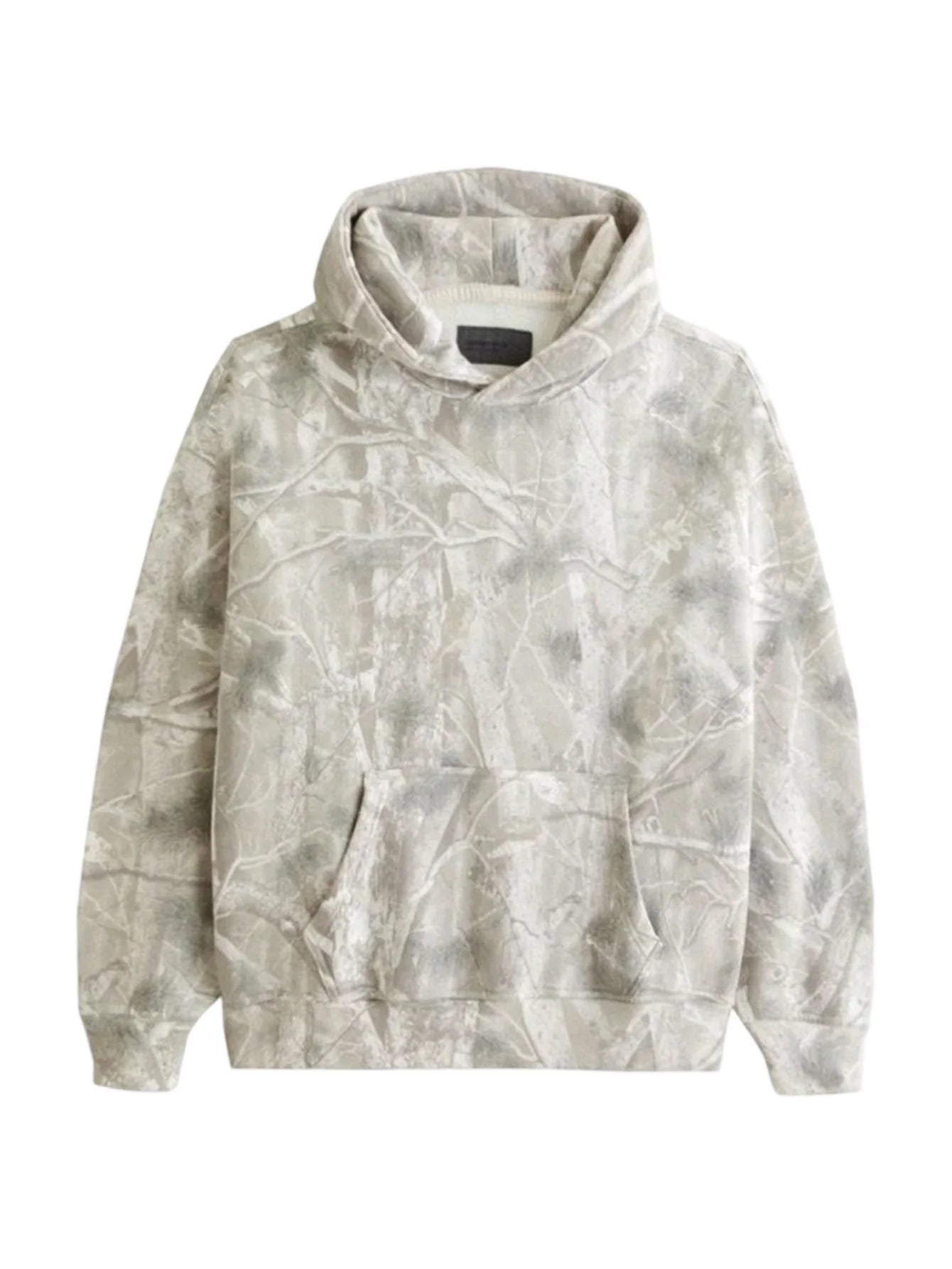 Fujian Camo Hoodie For Women Oversized Maple Leaf Graphic Sweatshirt