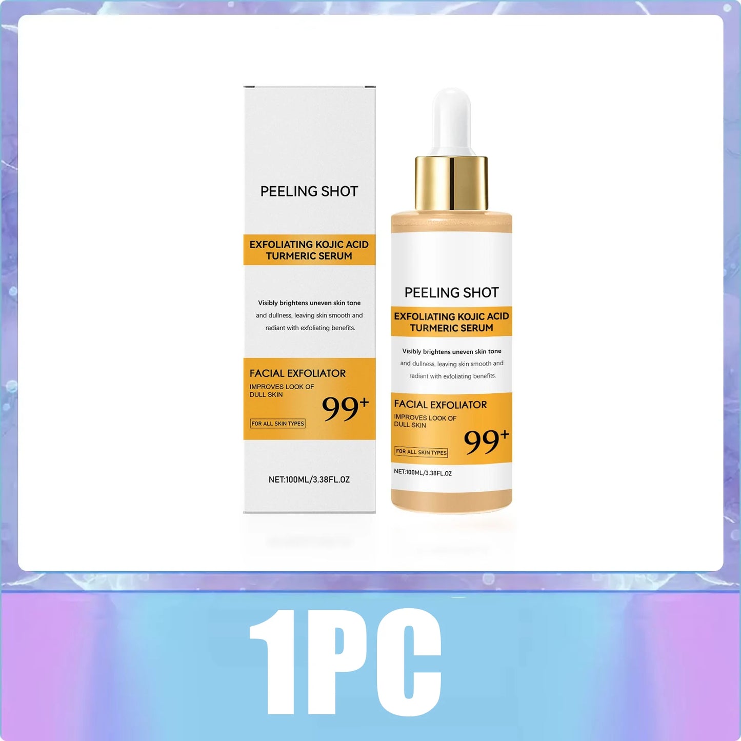 OUHOEC Kojic Acid Turmeric Serum Exfoliating Brightening Facial Care