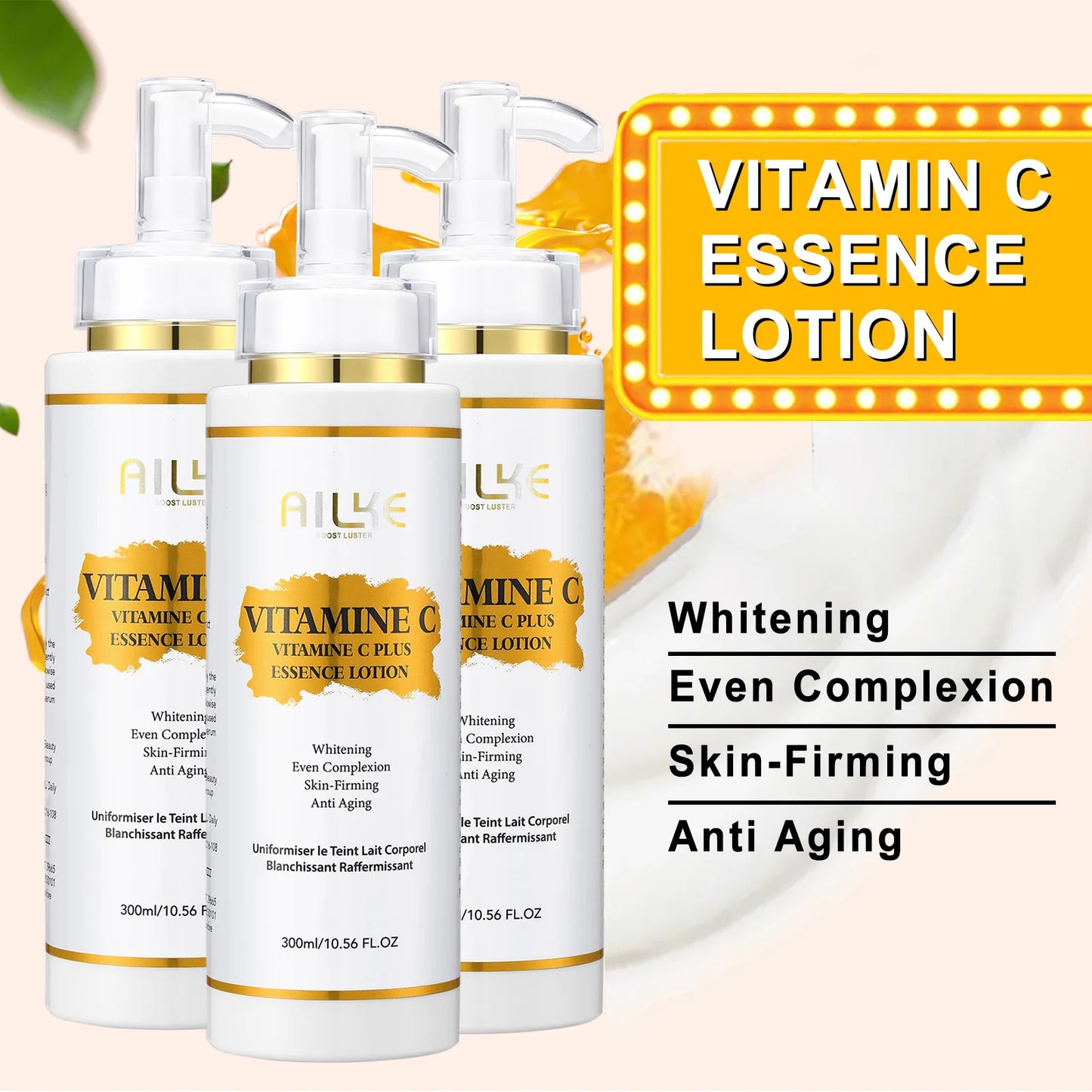 AILKE Vitamin C Skin Care Set Brightening Kit Serum
