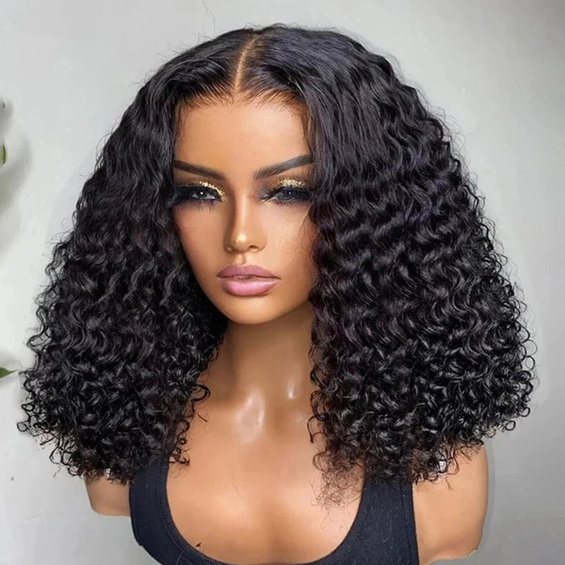 Brazilian Remy Deep Wave Lace Front Wig Glueless Ready