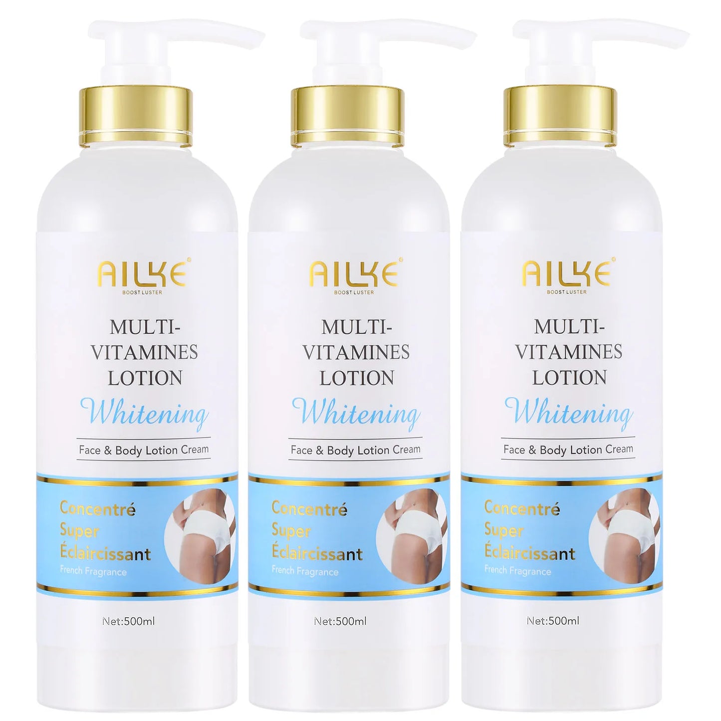 Ailke Multi Vitamin Whitening Body Lotion With B3 B5