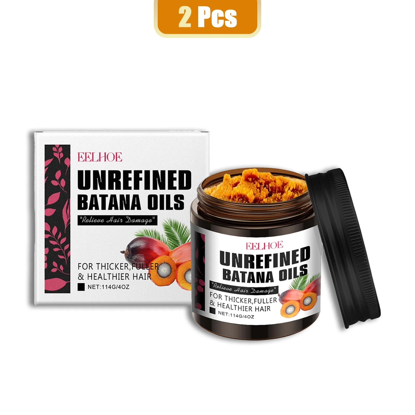 Eelhoe Batana Ginger Hair Growth Oil For Thicker Nourished Hair