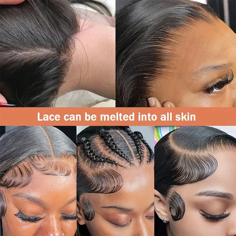 Smilegirl Lace Front Human Hair Wigs HD Transparent Lace