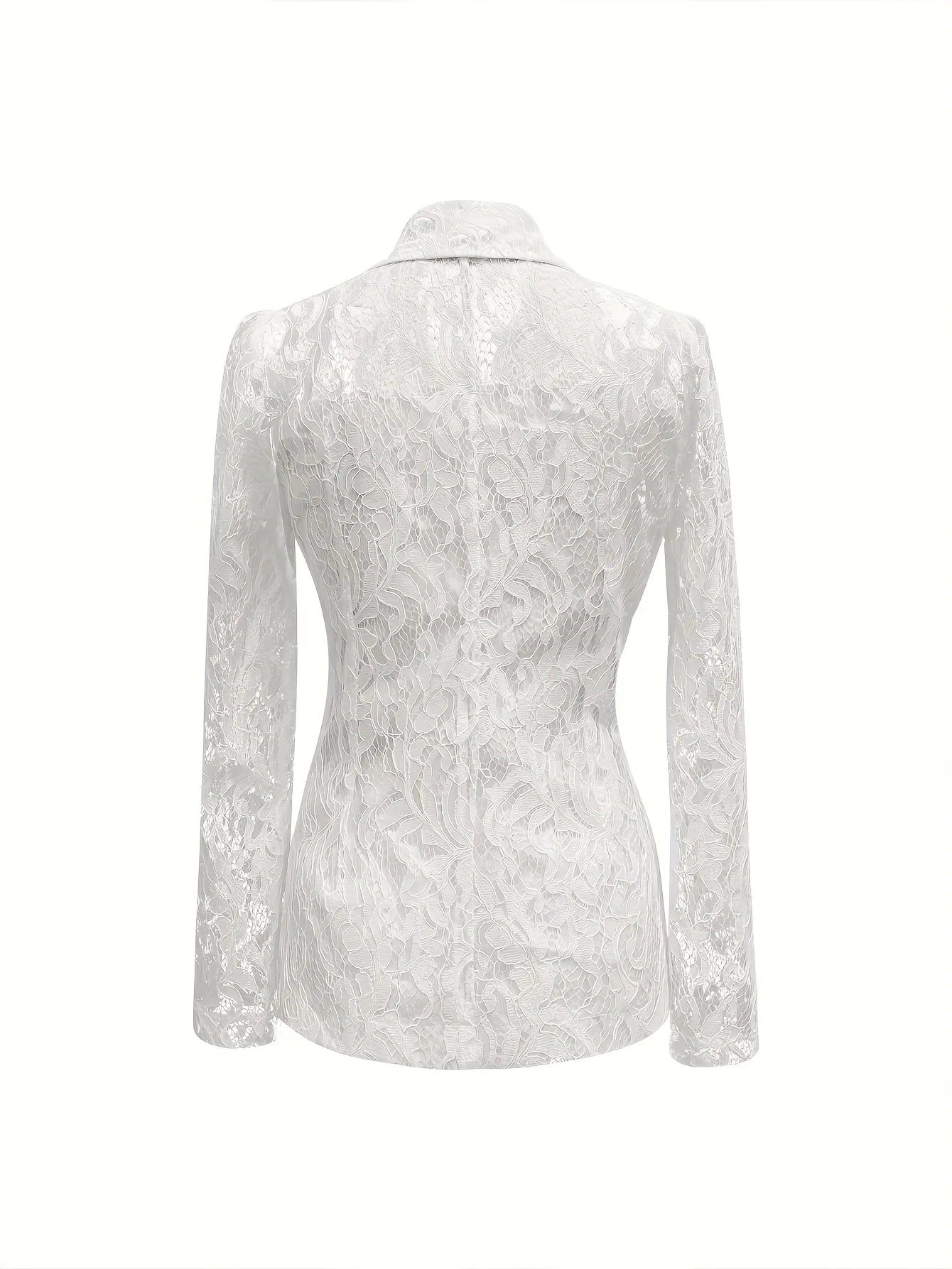 CN Guangdong Elegant Lace Trim Blazer Jacket For Women