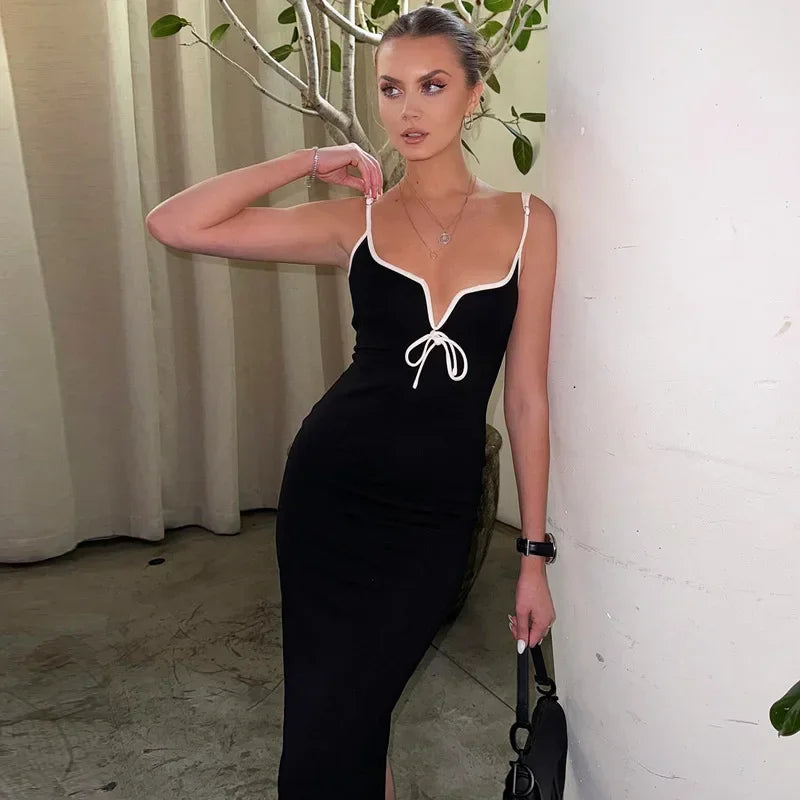 Womens Sleeveless Bodycon Evening Dress For Club Party