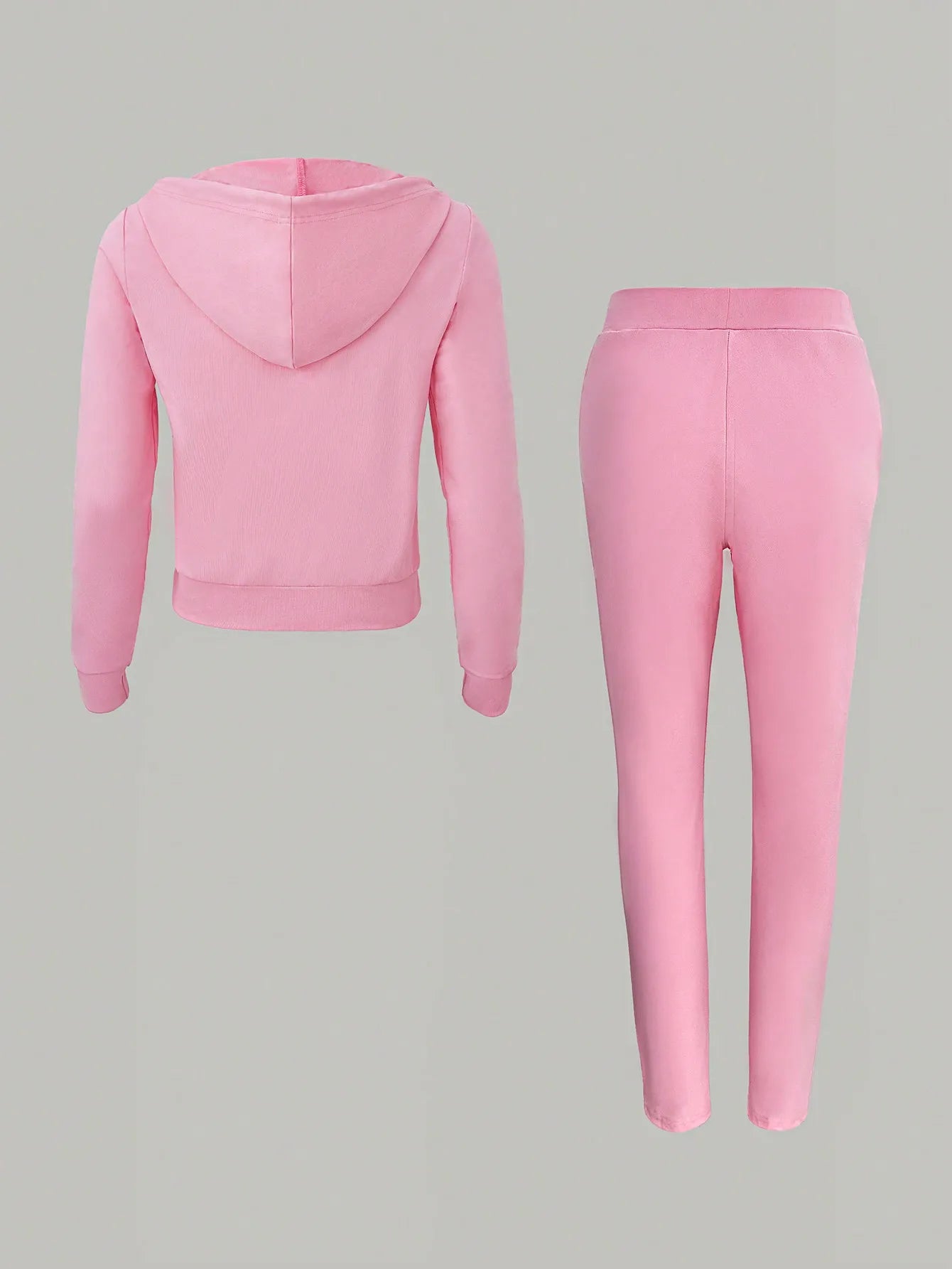 Women Zipper Sportswear Two-Piece Set Hoodie And Sweatpants