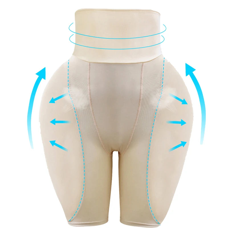 SexyWG Hip Shapewear Panties Butt Lifter Shaper With Pads