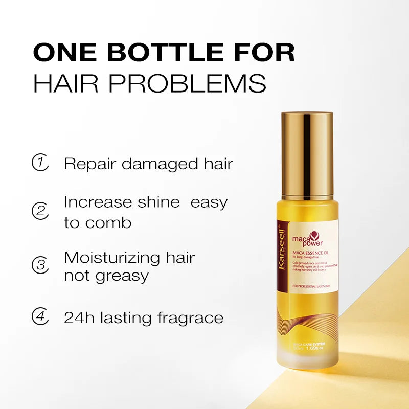 Karseell Moroccan Argan Oil Hair Serum For Dry Damaged Hair