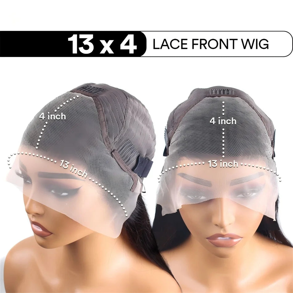 Smilegirl Lace Front Human Hair Wigs HD Transparent Lace
