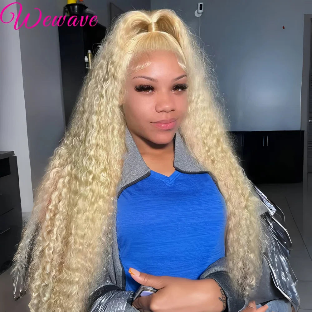 WeWave Lace Front Wig Deep Wave Brazilian Remy Hair