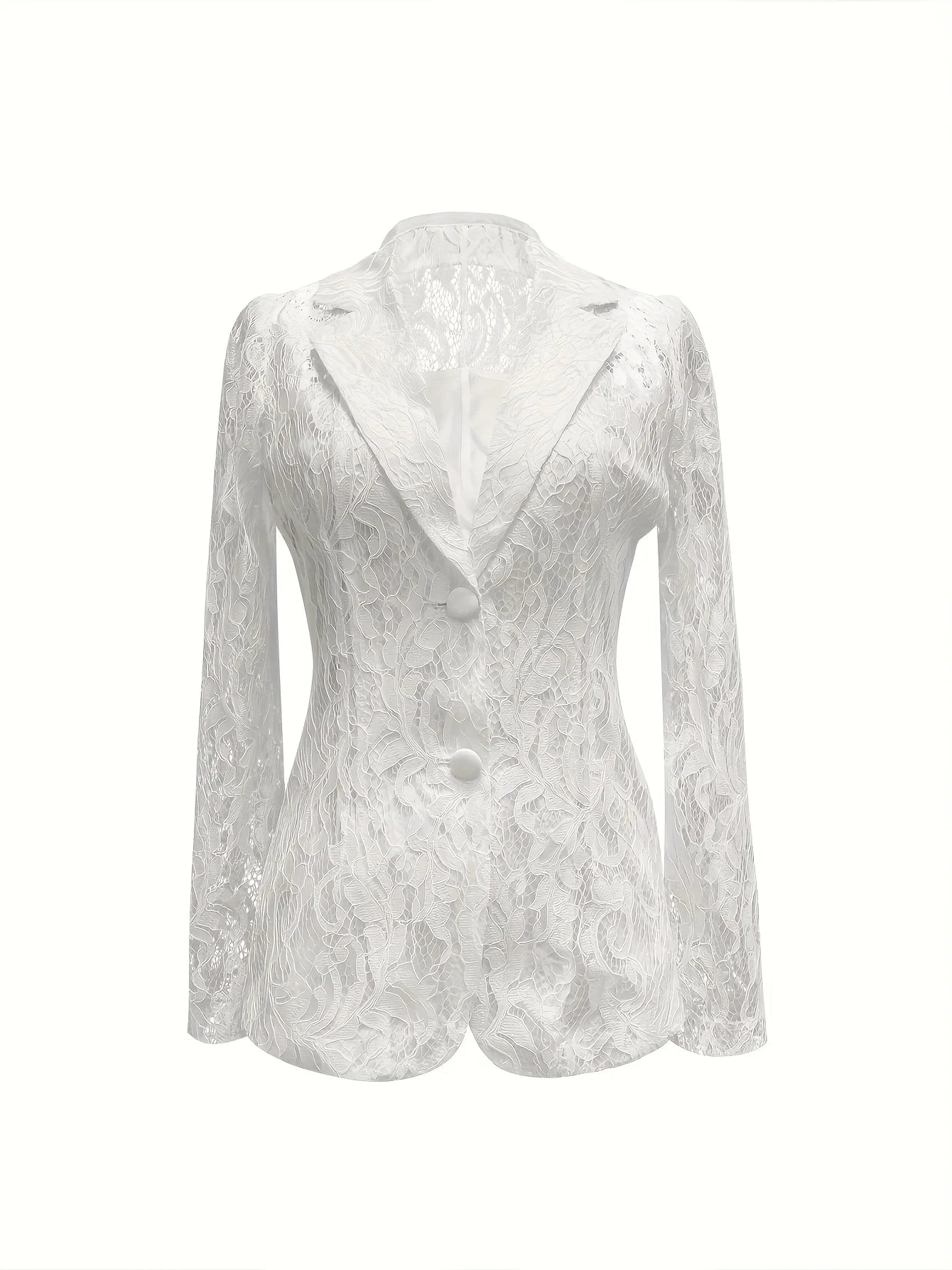 CN Guangdong Elegant Lace Trim Blazer Jacket For Women