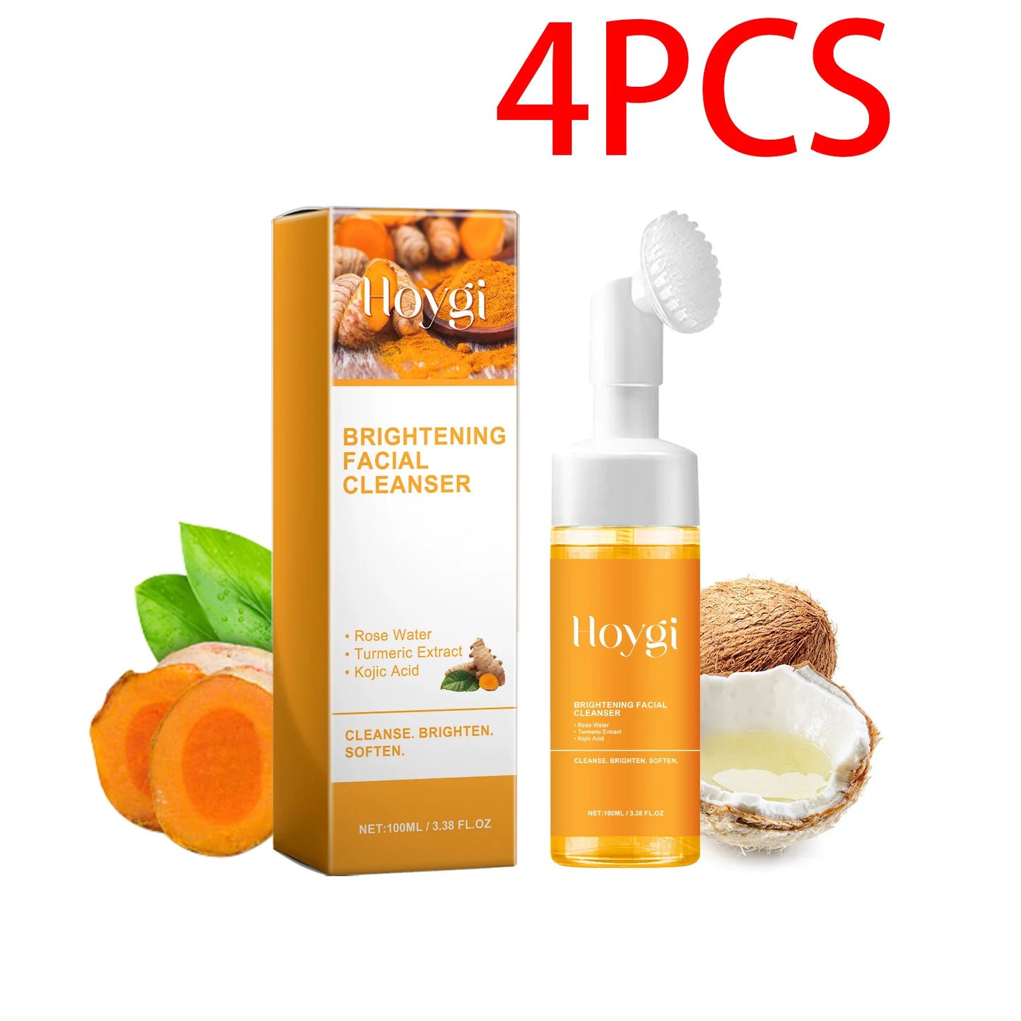Hoygi Turmeric Cleanser Face Wash Kojic Acid Exfoliating Treatment