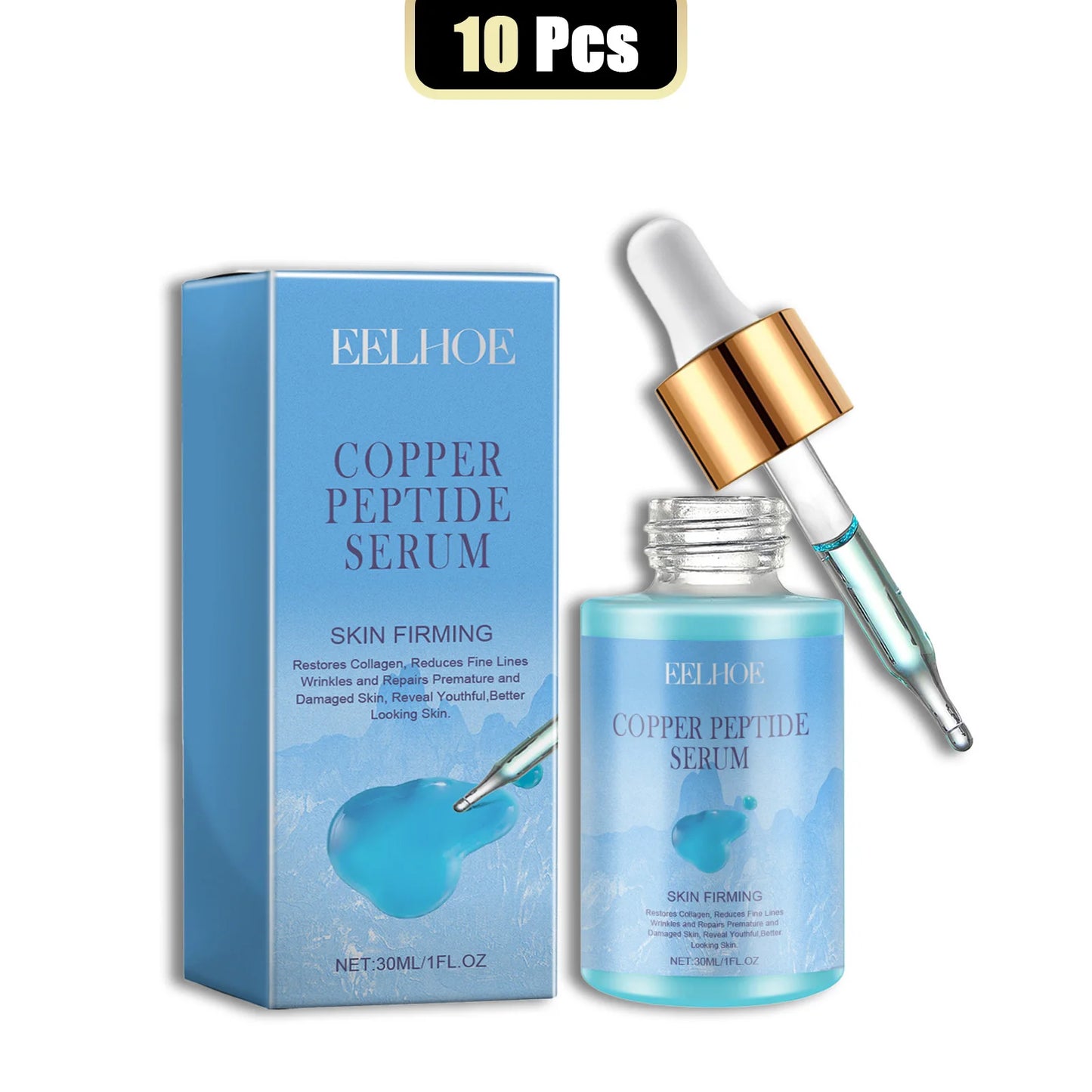 Eelhoe Copper Peptide Facial Serum Anti Aging Moisturizing