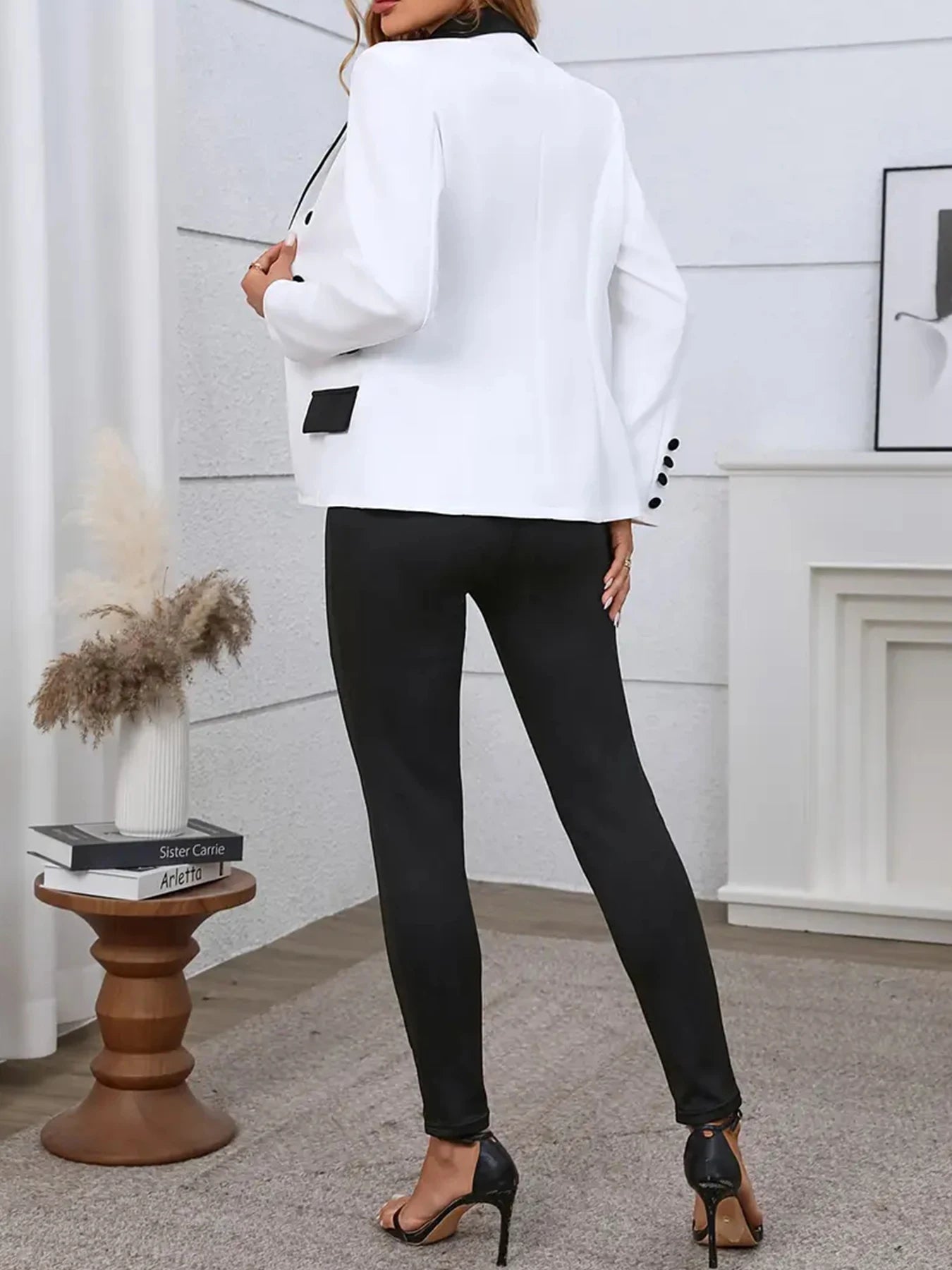 CN Guangdong Women Gradient Snake Print Two Piece Suit Set